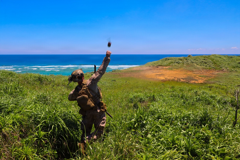 U.S. Marines with 3/7 Conduct Close Air Support training