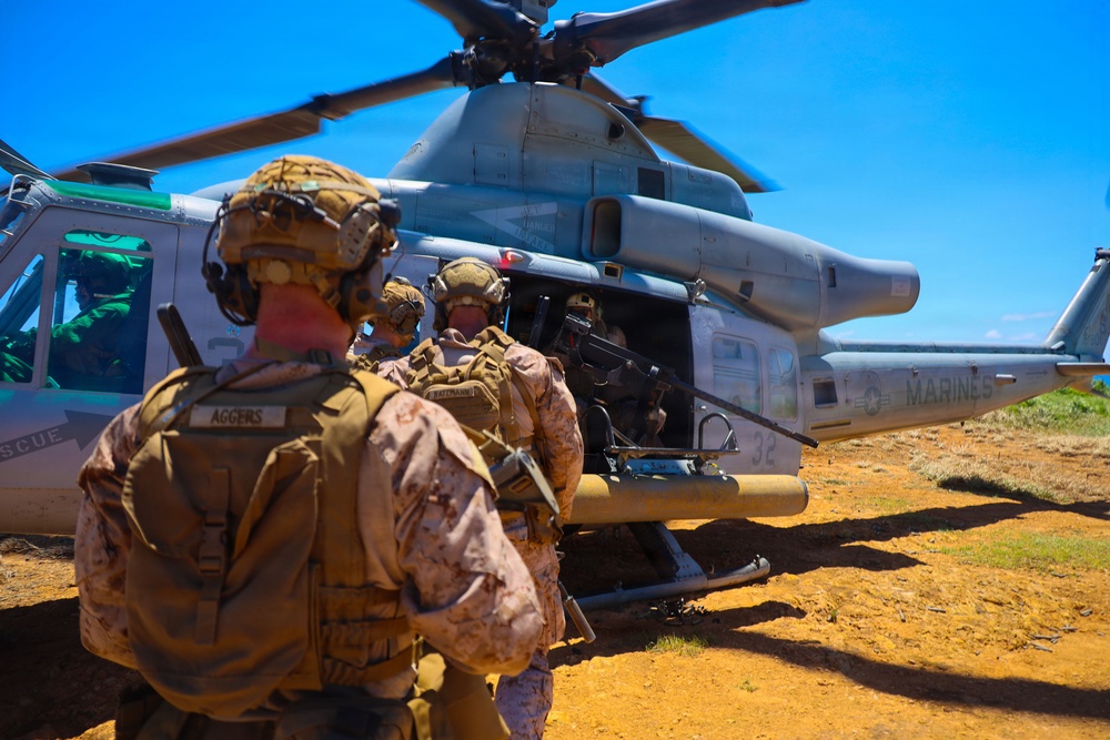 U.S. Marines with 3/7 Conduct Close Air Support training