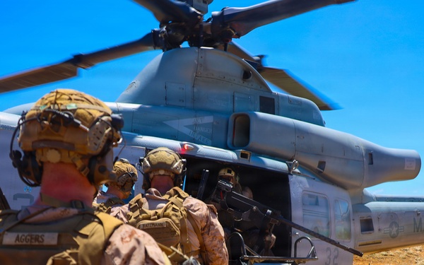 U.S. Marines with 3/7 Conduct Close Air Support training