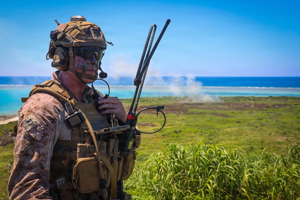 U.S. Marines with 3/7 Conduct Close Air Support training