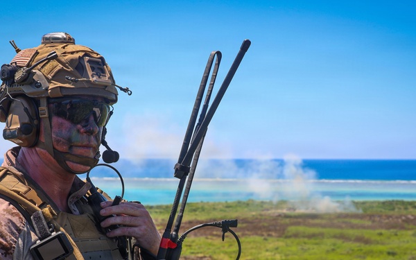 U.S. Marines with 3/7 Conduct Close Air Support training