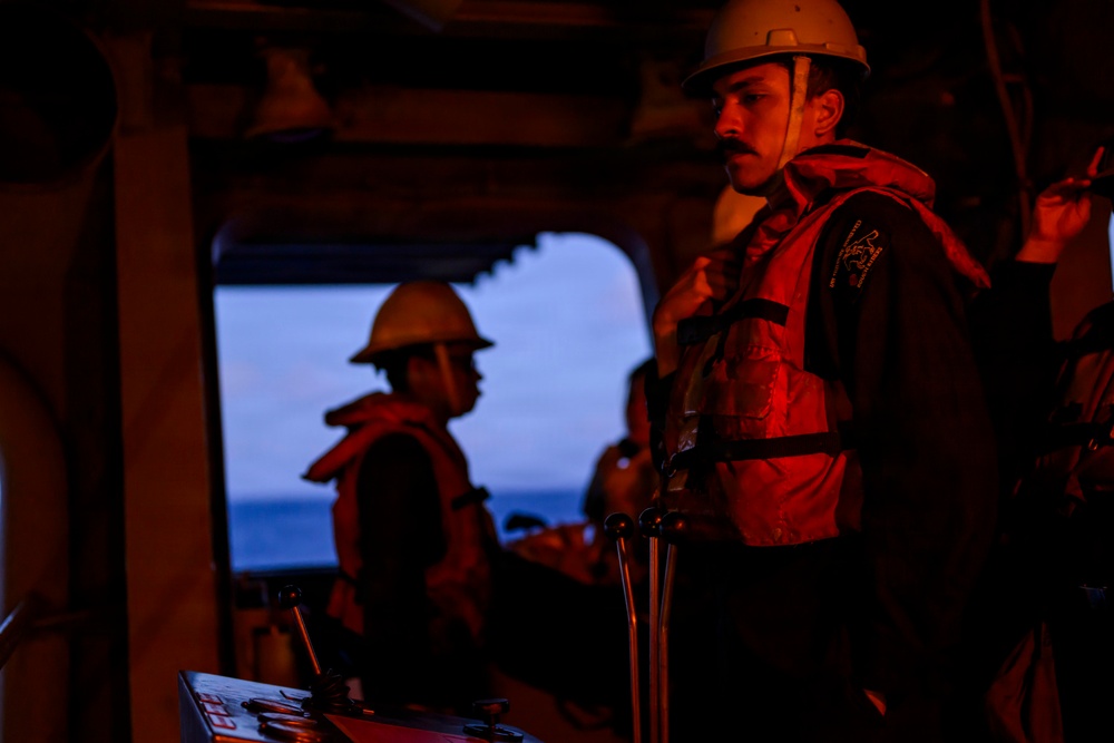 USS Theodore Roosevelt small boat operations during RIMPAC 2026
