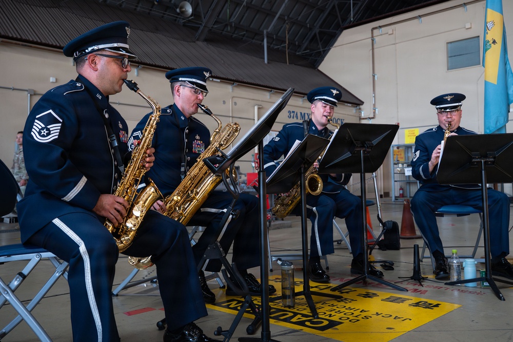 374 AW Change of Command Ceremony