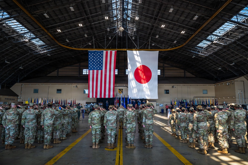 374 AW Change of Command Ceremony