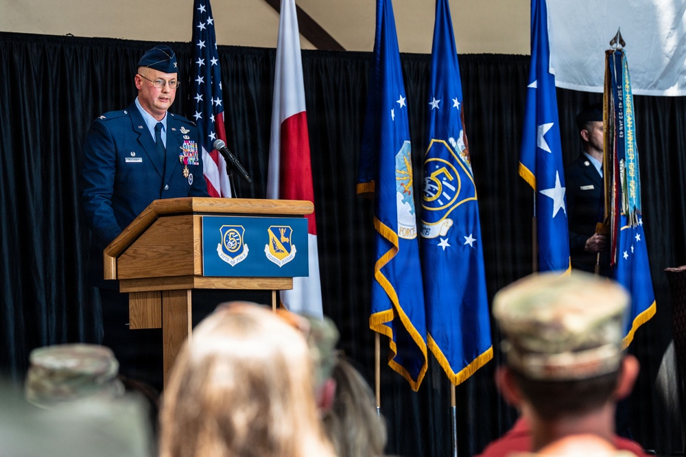 374 AW Change of Command Ceremony