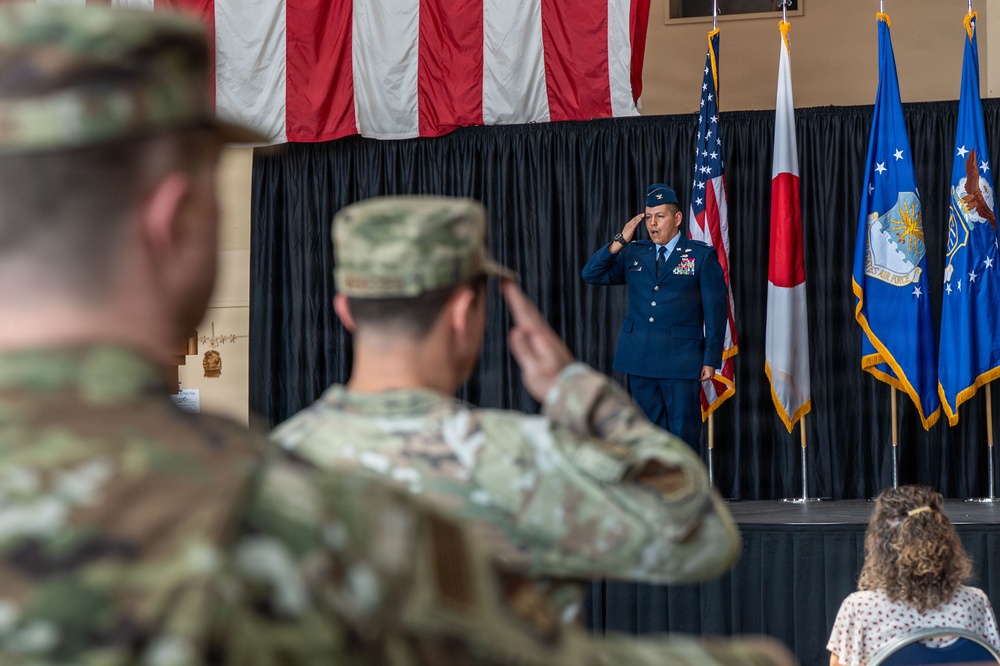 374 AW Change of Command Ceremony