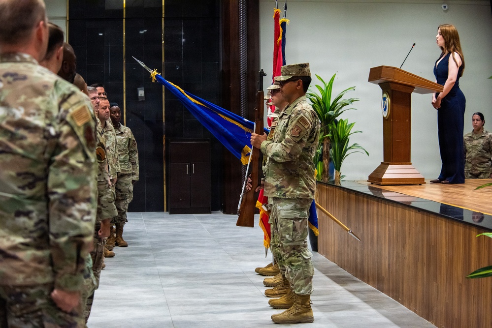 39th FSS change of command