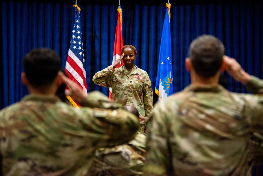39th FSS change of command
