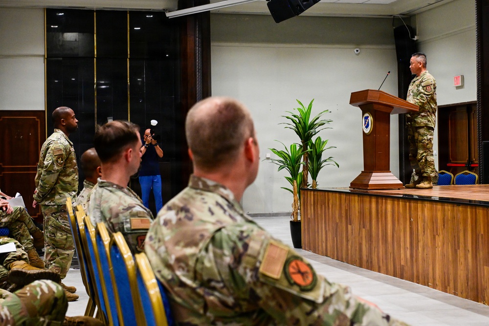 39th FSS change of command