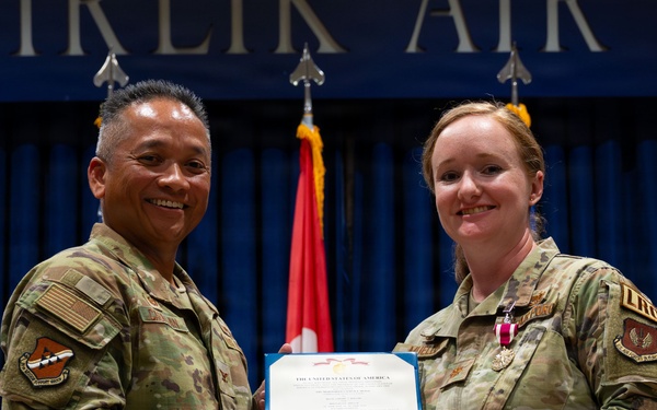 39th Logistics Readiness Squadron change of command ceremony