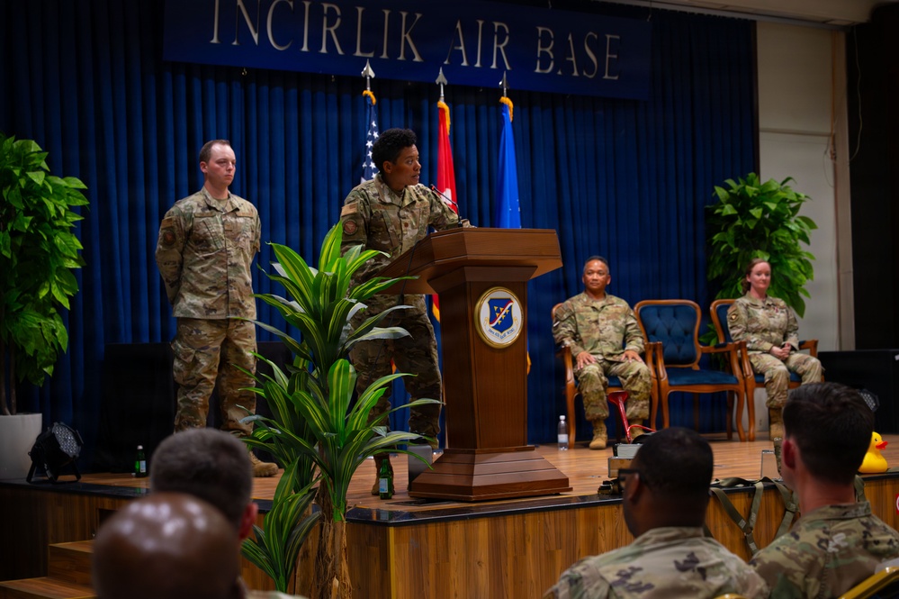39th Logistics Readiness Squadron change of command ceremony