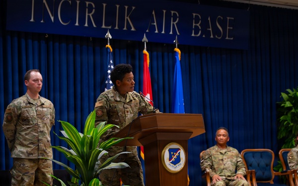 39th Logistics Readiness Squadron change of command ceremony