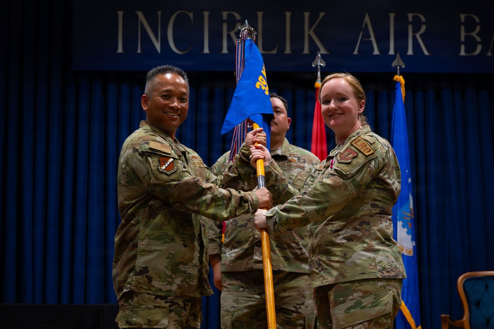39th Logistics Readiness Squadron change of command ceremony