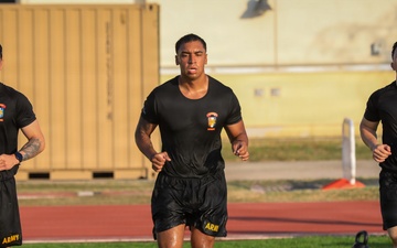 USAFRICOM command senior enlisted leader joins SETAF-AF Soldiers for physical readiness training