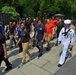 Recruiters host Joint Oath of Enlistment, Drill Team Performance at City Hall