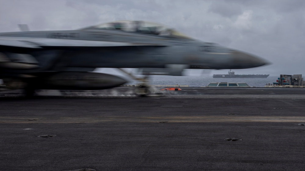 Abraham Lincoln Conducts Flight Deck Operations