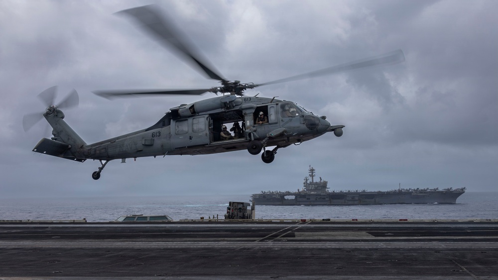 Abraham Lincoln Conducts Flight Deck Operations