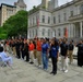 Recruiters host Joint Oath of Enlistment, Drill Team Performance at City Hall