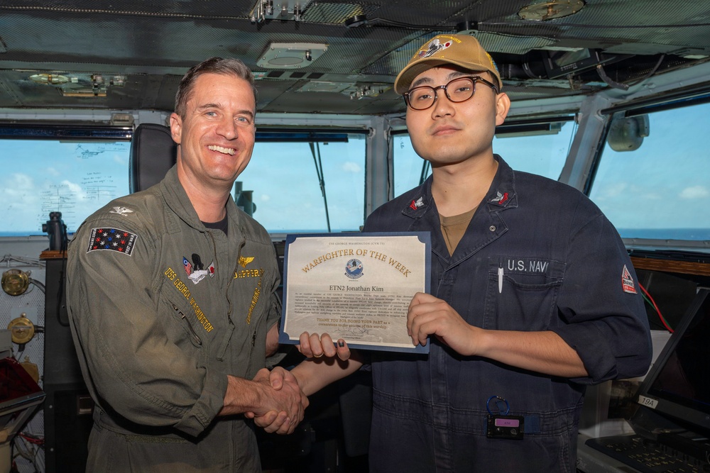 George Washington Warfighter on the Week