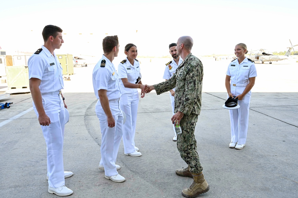 U.S. Naval Academy midshipmen visit Naval Station Rota, Spain
