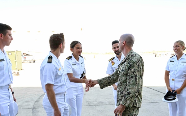 U.S. Naval Academy midshipmen visit Naval Station Rota, Spain