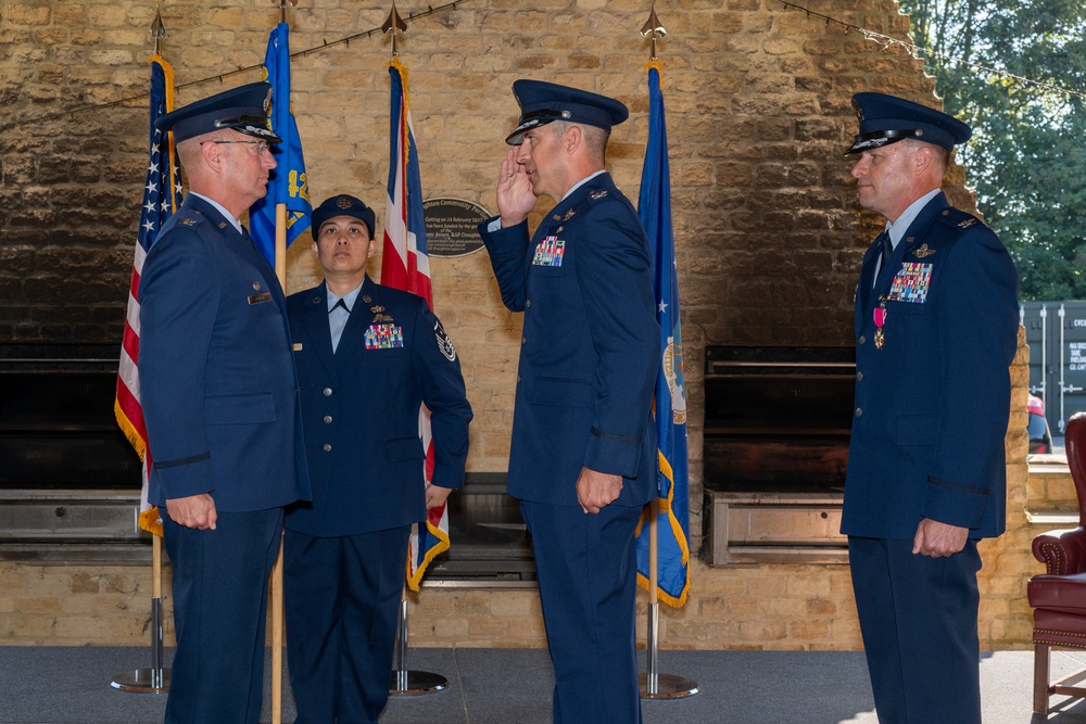 422d Air Base Group change of command ceremony