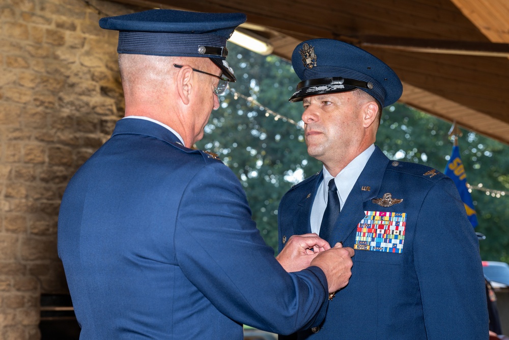 422d Air Base Group change of command ceremony