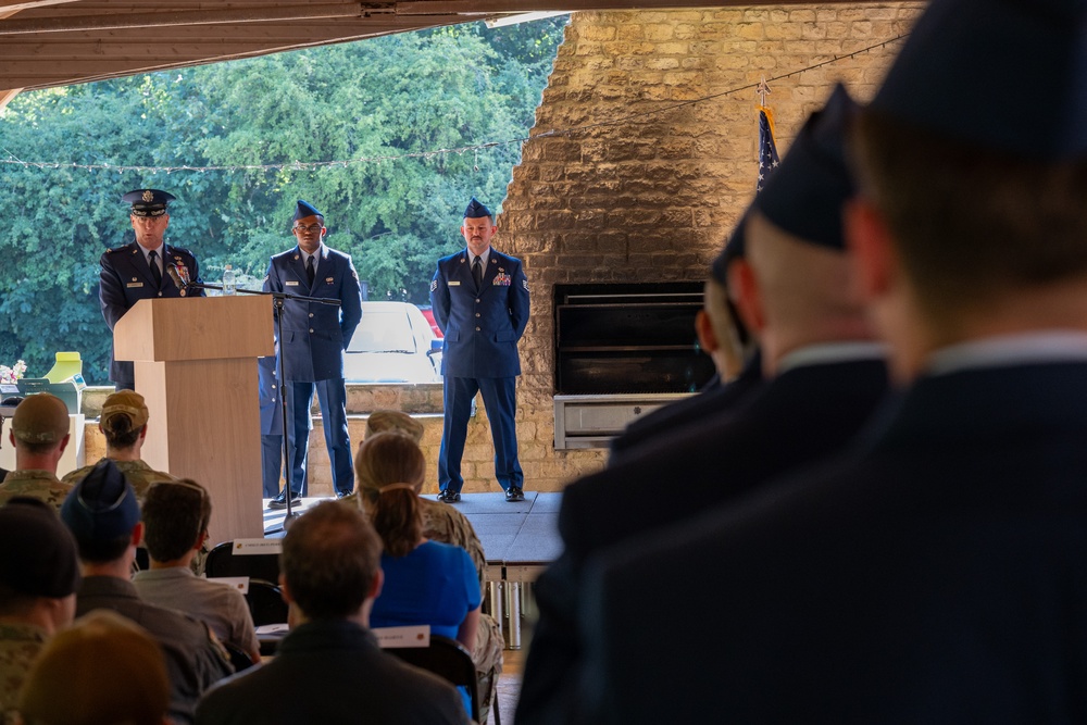 422d Air Base Group change of command ceremony