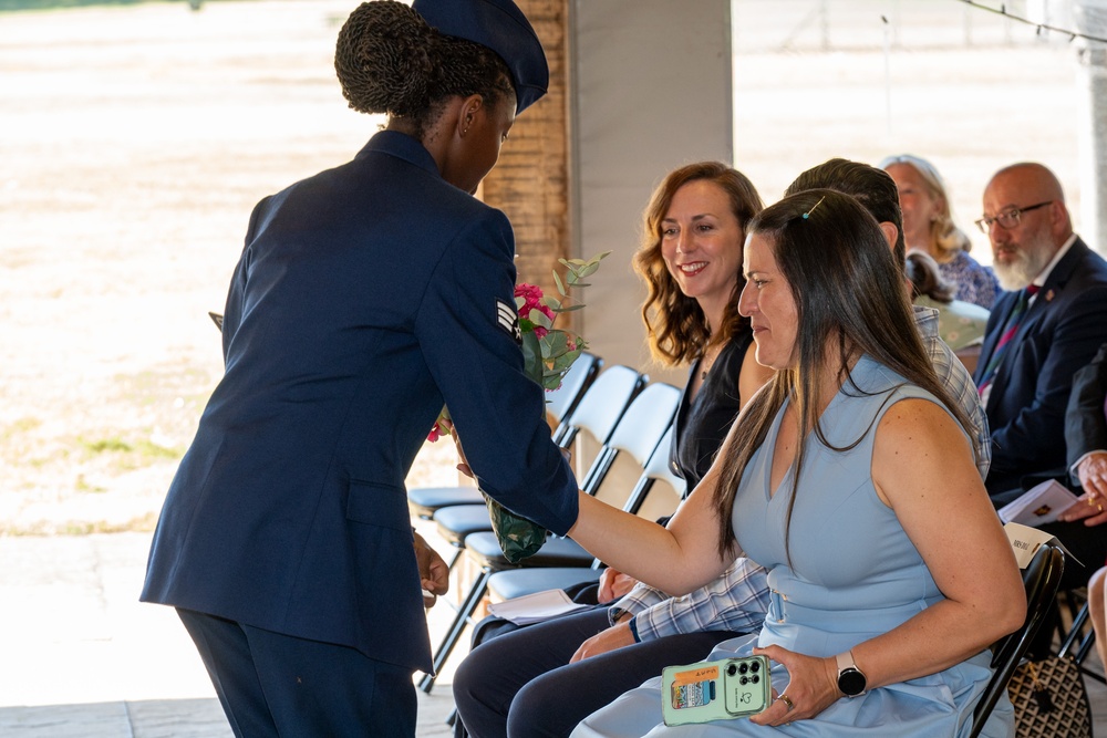 422d Air Base Group change of command ceremony
