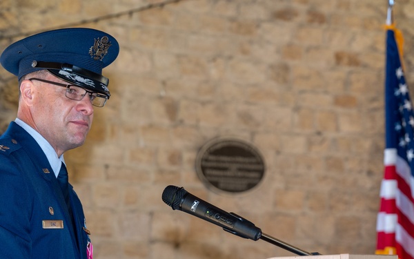 422d Air Base Group change of command ceremony