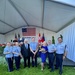 U.S. Air Forces in Europe Band takes photo with Callista and Newt Gingrich