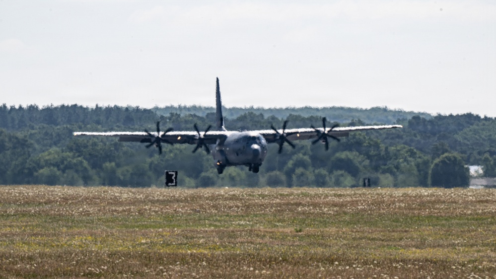 37 AS C-130 exercises at RAF Mildenhall