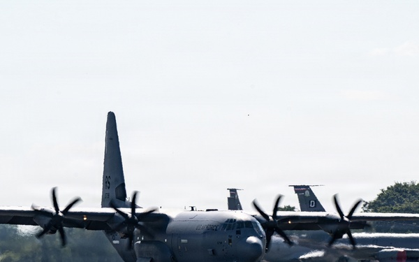 37 AS C-130 exercises at RAF Mildenhall