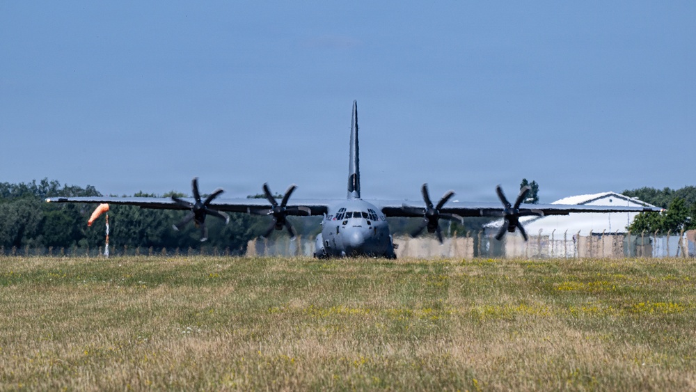 37 AS C-130 exercises at RAF Mildenhall