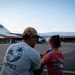New Air Force One stops at RAF Mildenhall