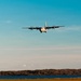 143d Airlift Wing conducts a 7-ship C-130J Hercules flyover
