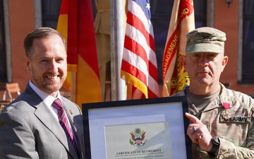 Col. Aaron Southard retirement ceremony