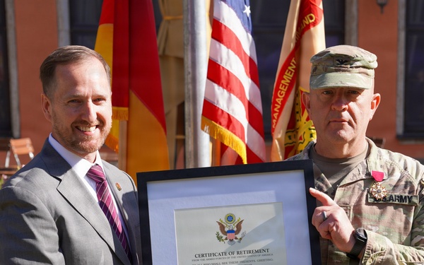 Col. Aaron Southard retirement ceremony