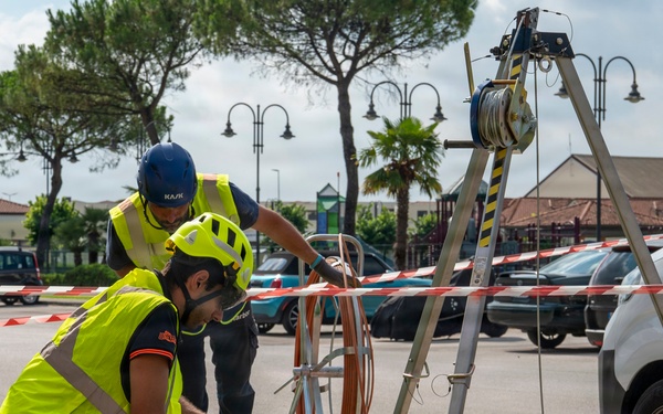 'Get Real, Get Better' at NSA Naples: Unaccompanied Housing Sailors Receive Fiber Optic Internet Service