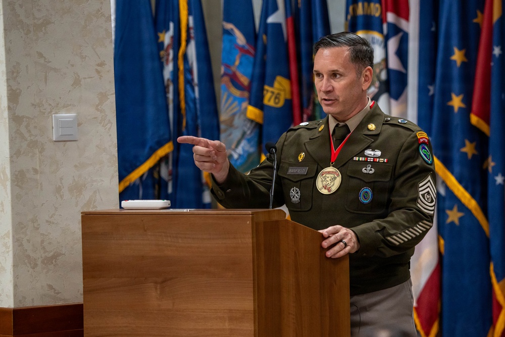 Sergeant Morales Club Induction Ceremony USAG-Italy
