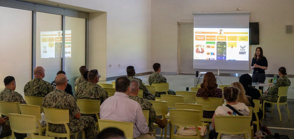 Navy Headspace Visits NSA Naples