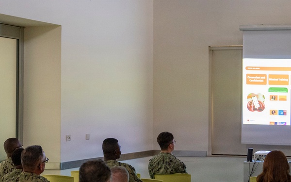 Navy Headspace Visits NSA Naples