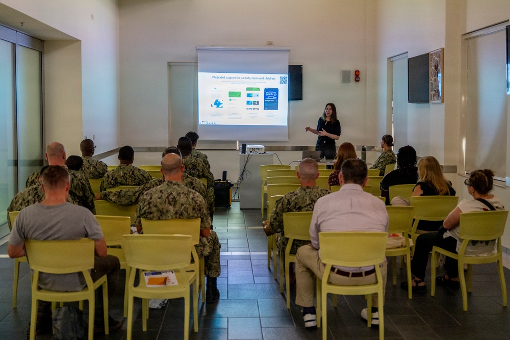 Navy Headspace Visits NSA Naples