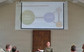 NECC Commander Holds All Hands Call at Naval Station Rota