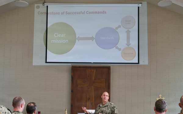 NECC Commander Holds All Hands Call at Naval Station Rota