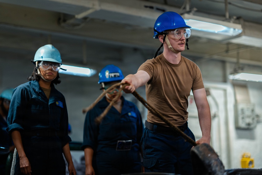 IKE conducts anchor drop test
