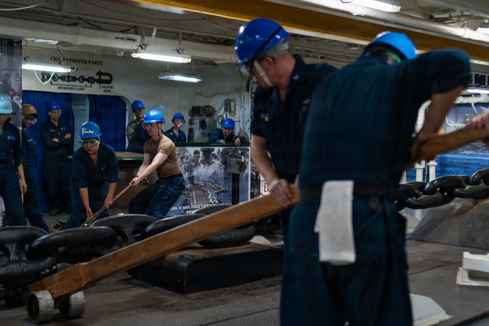 IKE conducts anchor drop test