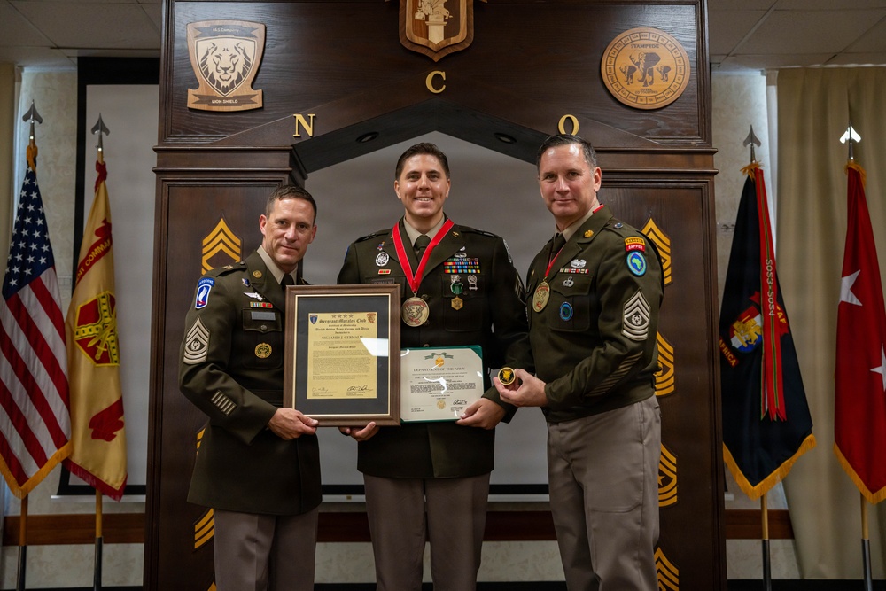 Sergeant Morales Club Induction Ceremony USAG-Italy
