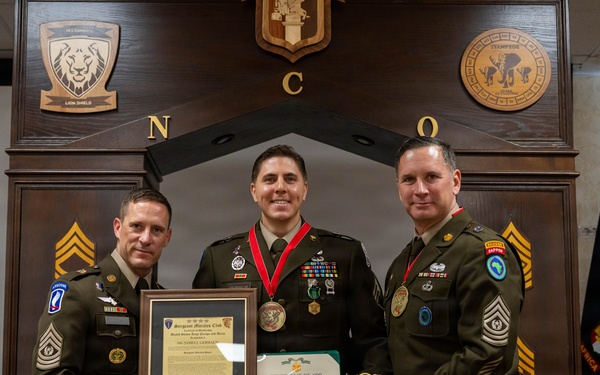 Sergeant Morales Club Induction Ceremony USAG-Italy