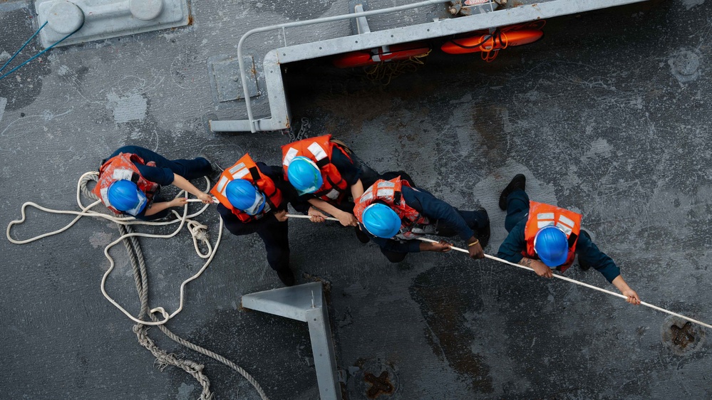 IKE conducts anchor drop test